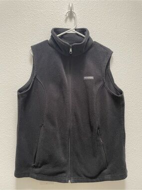 Columbia Black Fleece Vest Women’s Plus 1X